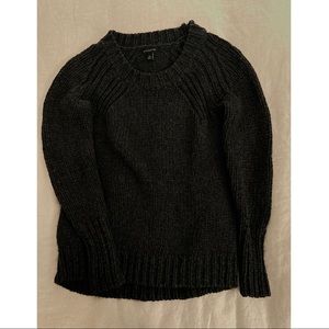 dark gray sweater